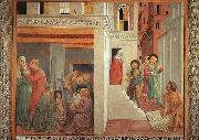 Benozzo Gozzoli The Birth of St.Francis and Homage of the Simple Man oil painting artist